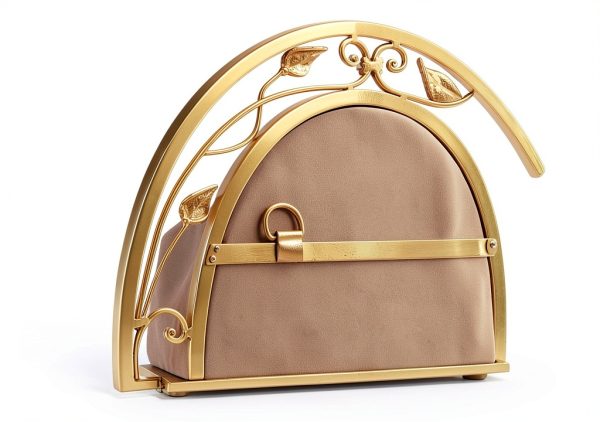 Noble Park Gold Floral Wall Mirror Oval Beveled Glass-6