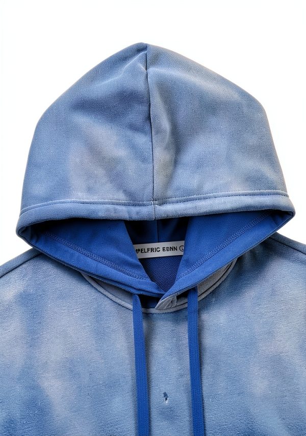 Butterfly Black Hoodie Men Streetwear Heavyweight Cotton-2