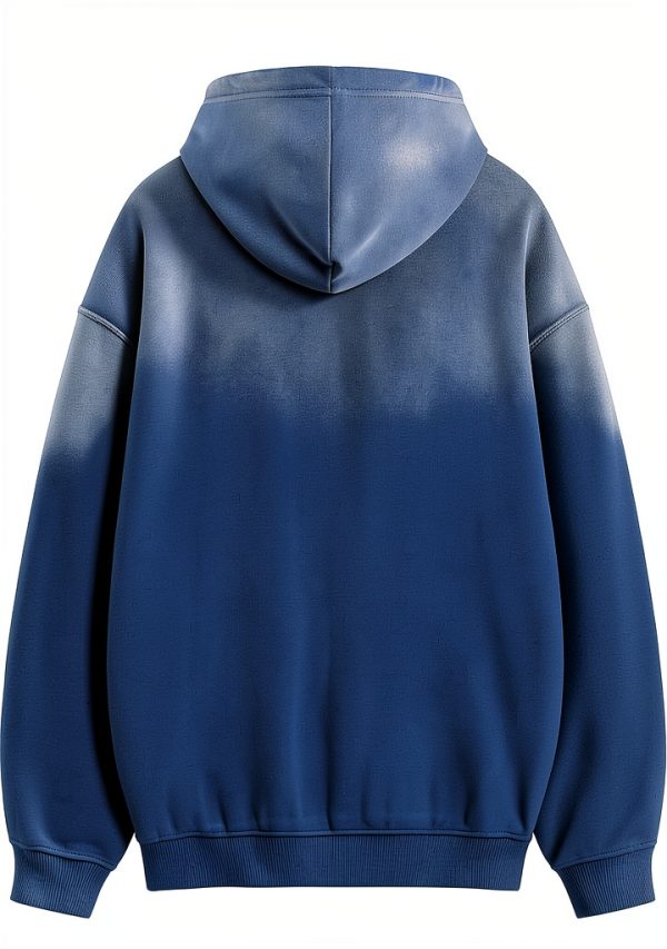 Butterfly Black Hoodie Men Streetwear Heavyweight Cotton-1