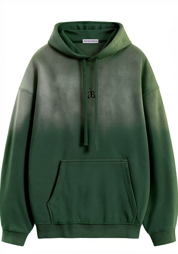 Butterfly Black Hoodie Men Streetwear Heavyweight Cotton-0