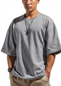 Men's Polyester Waffle Knit Sweatshirt Soft Warm Comfort Fit-0